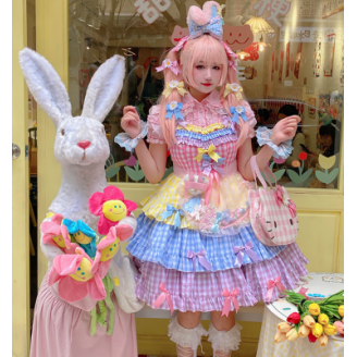 Rainbow Bubble Sweet Lolita Dress JSK by Diamond Honey (DH322)
